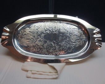 EP+Copper+Lead+Mounts Vintage Silverplate Viking Plate E.P. Copper Circa 1930's - 1950's