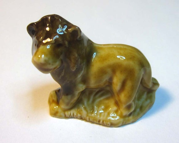 Wade Whimsies Lion Wade Figurines Wade by JacobsTradingVintage