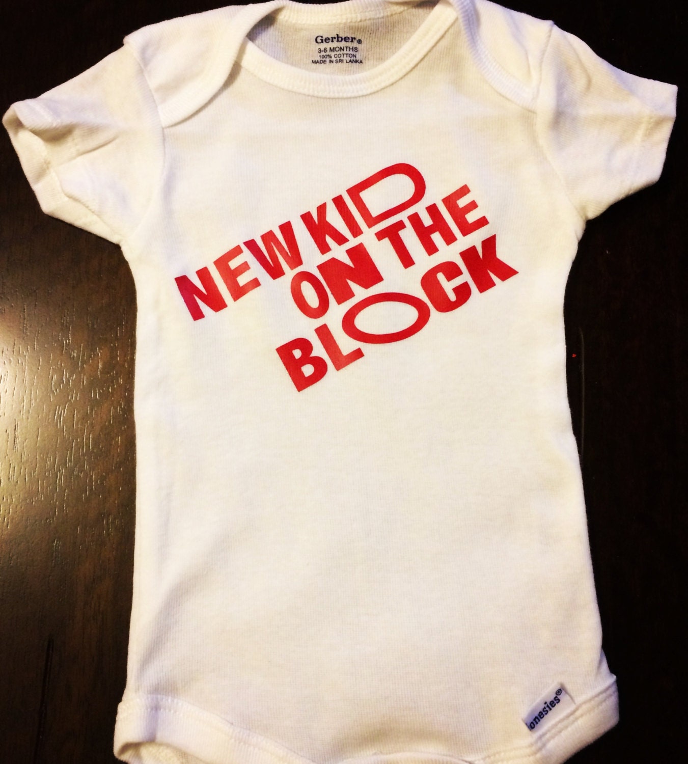 New Kid on the Block Onesie creeper bodysuit unisex