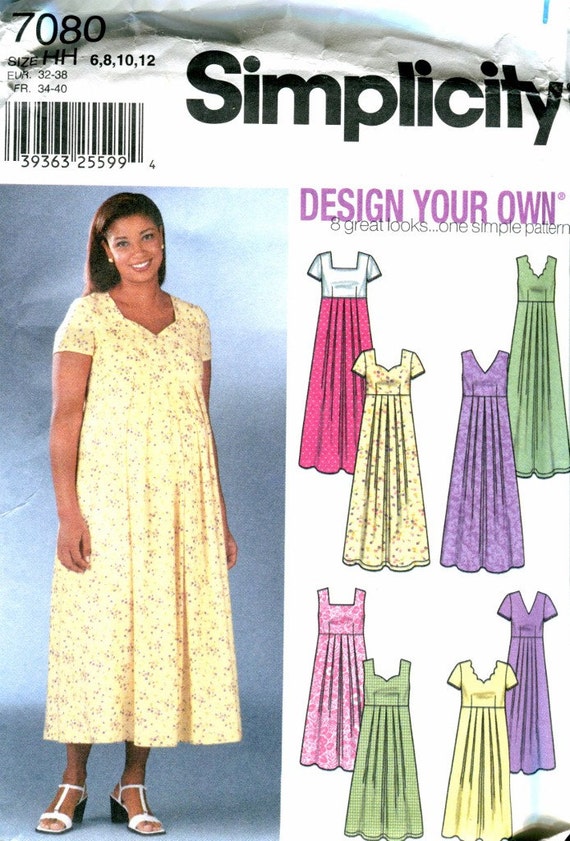 MATERNITY Women's Maternity Dress Sewing Pattern 8