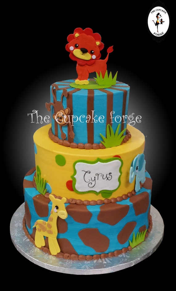 similar your jungle cake for jungle toppers fondant Baby toppers 3d animal Items to cake