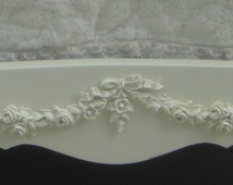 thumbnail interactive-video image 1 of Shabby Chic White Cherub Furniture Applique – Architectural Swag, USA Made, EBay Lowest Price 1 of 5