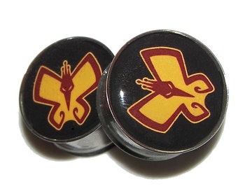 Dragon Ball Z Plugs 1 Pair 2 plugs Sizes 8g to 2 by GrudgePlugs