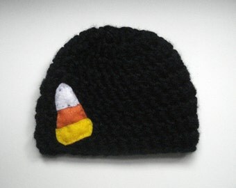 Baby Hats - Candy Corn Halloween Fall Baby Beanie Hat (Baby Gifts Baby Beanie Newborn Hat Crochet Baby Hat Newborn Hats Baby Beanies