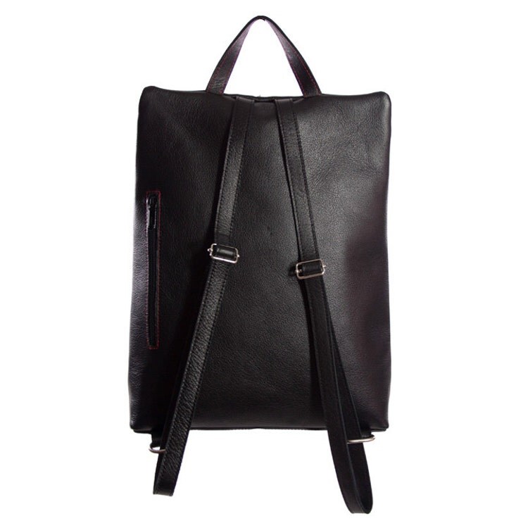 Leather backpack in Spanish Premium Leather light and by bahban