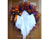 Halloween Ghost Wreath