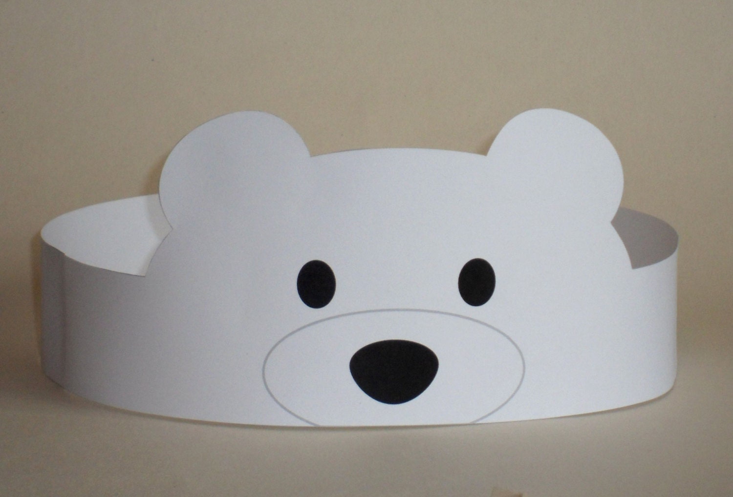 Polar Bear Crown Printable