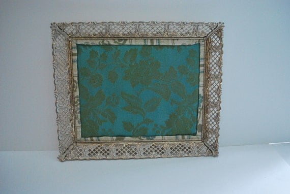 Cork Board Beautiful Vintage Metal Framed Cork Board