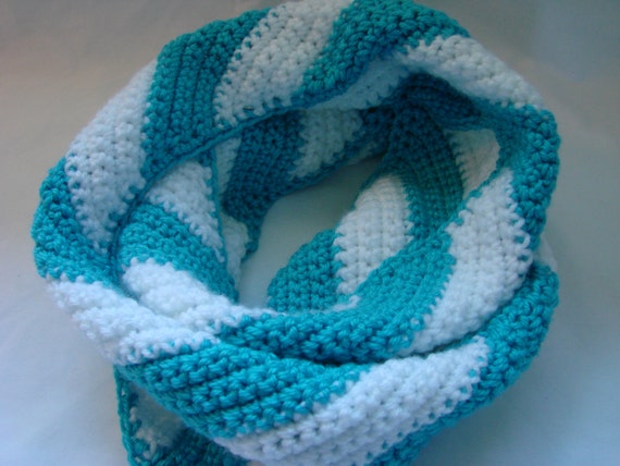 Chevron Infinity Scarf Chevron Scarf by BumbleBsAndChickaDs