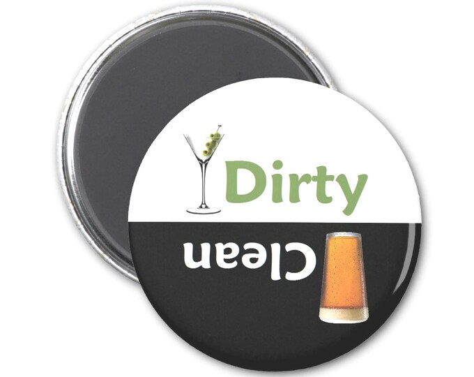 Martini Beer Clean Dirty Dishwasher Magnet