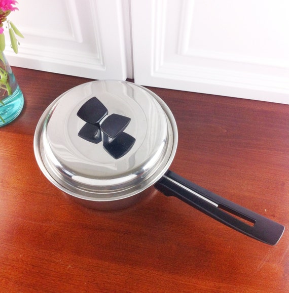 Vintage ThermoCore Heavy Stainless Steel 3 Quart Saucepan