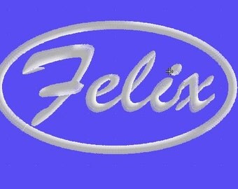 Fix it Felix Name Bandage Embroidery File Size 3.6inches