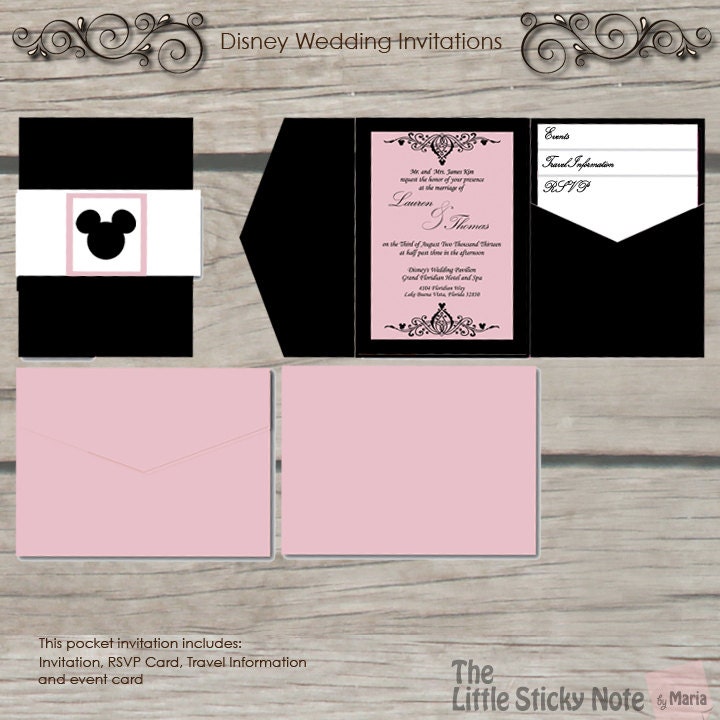 Disney Wedding Invitations 10