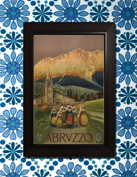 Abruzzo Italy Travel Travel Poster 3 sizes available one