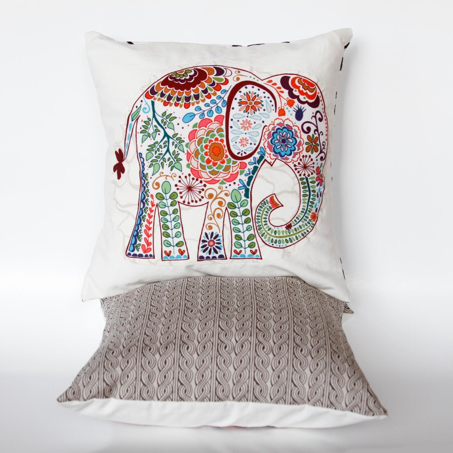 etsy elephant pillow