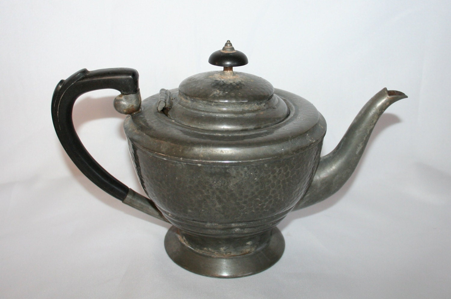 Antique/Vintage Pewter Teapot Some Wear /