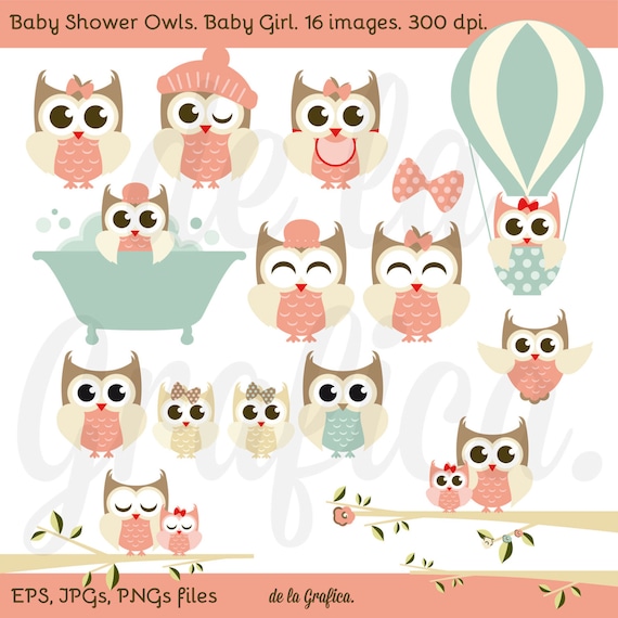 baby shower owl clipart - photo #48