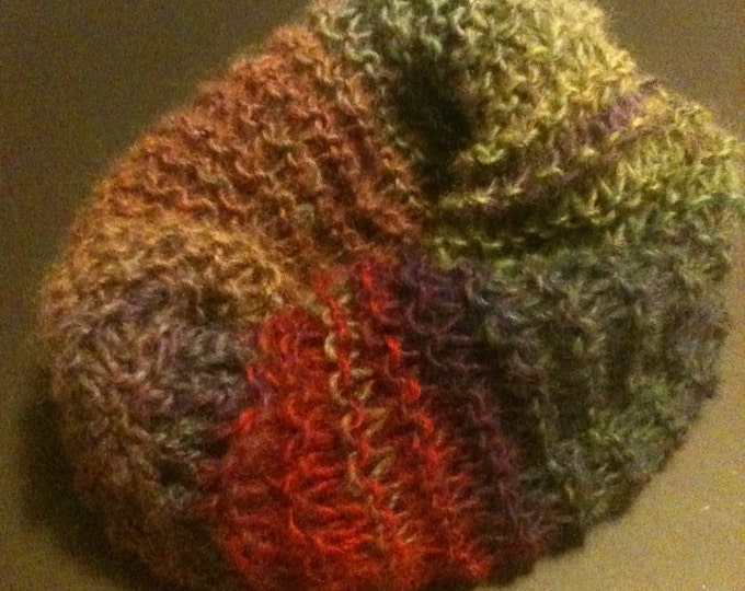 wildflower colored cowl scarf