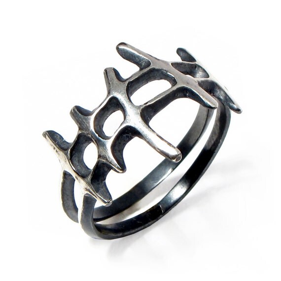 ... Silver Ring, Men's Black Ring, Large Mens Ring, Alternative Band ... Silver Ring, Men's Black Ring, Large Mens Ring, Alternative Band