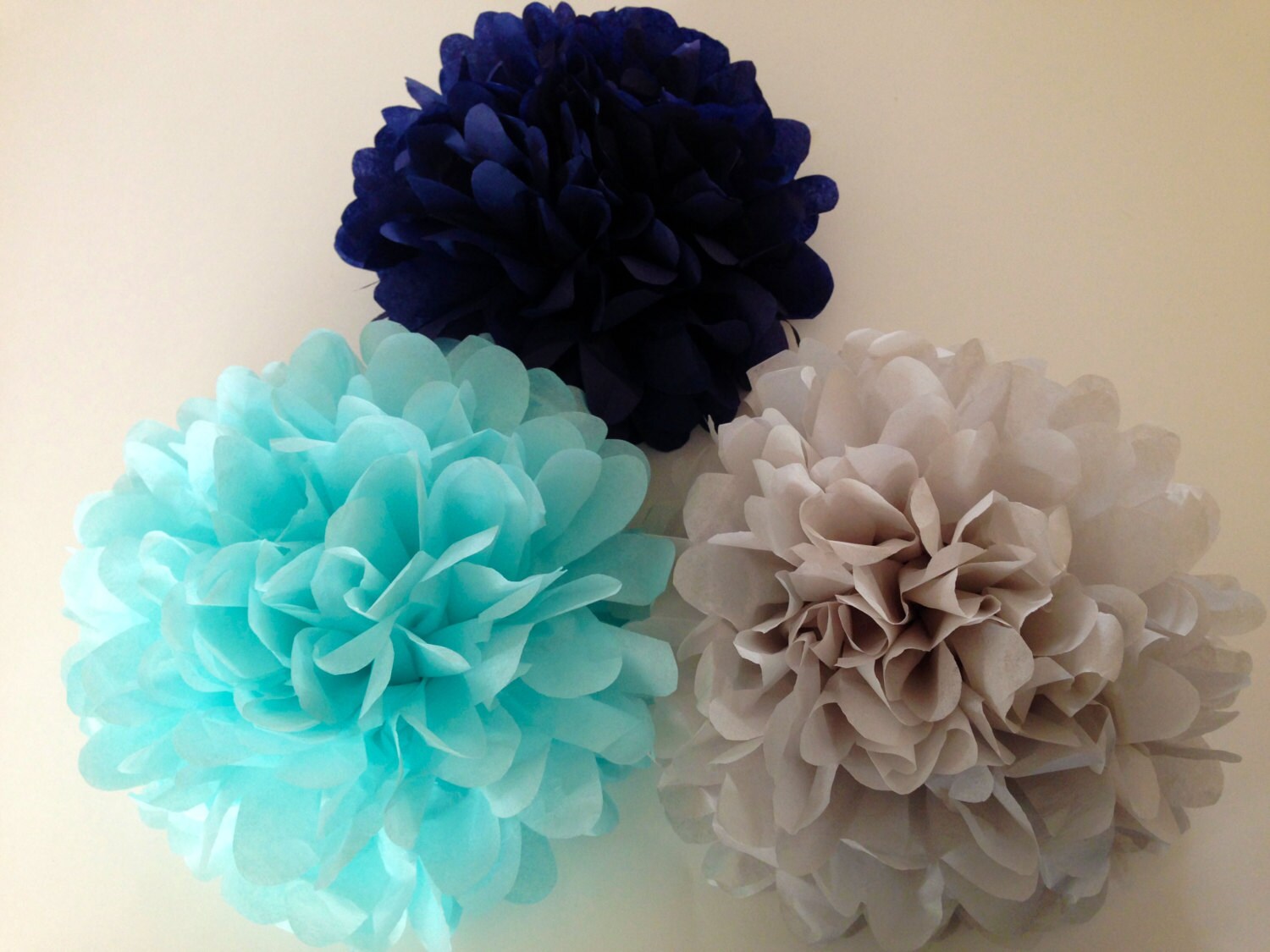 set of 24 tissue paper pom pomsparty pomsbirthday