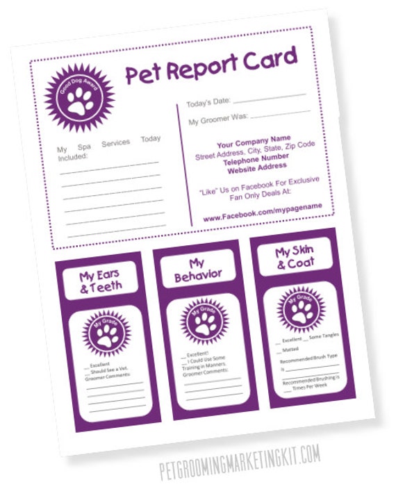 pet-report-card-template