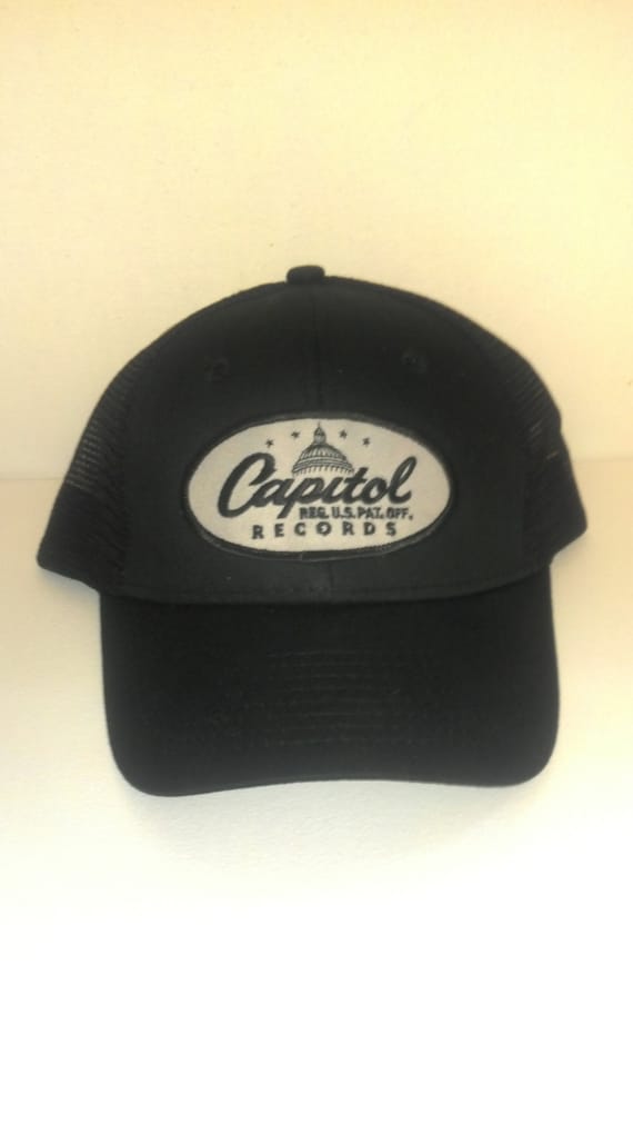 Iconic Capitol Records Patched Trucker Hat