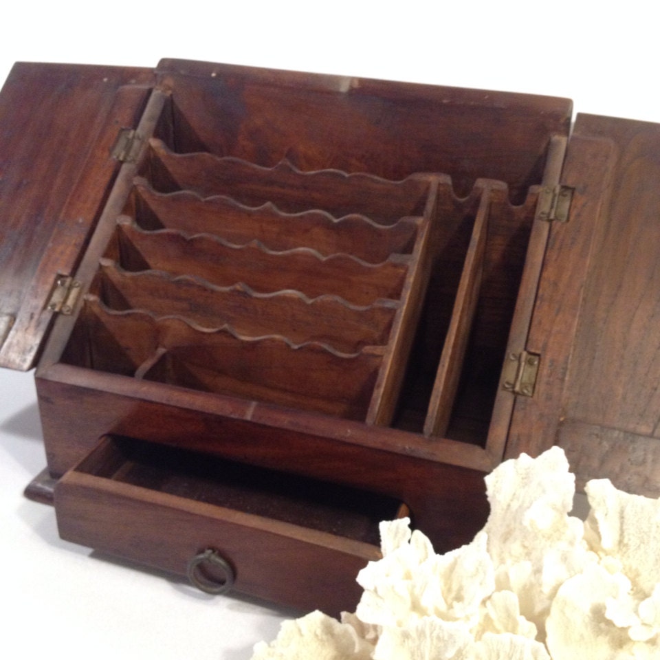vintage desktop organizer