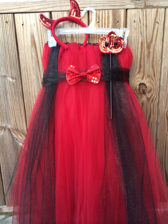 devil tutu dress