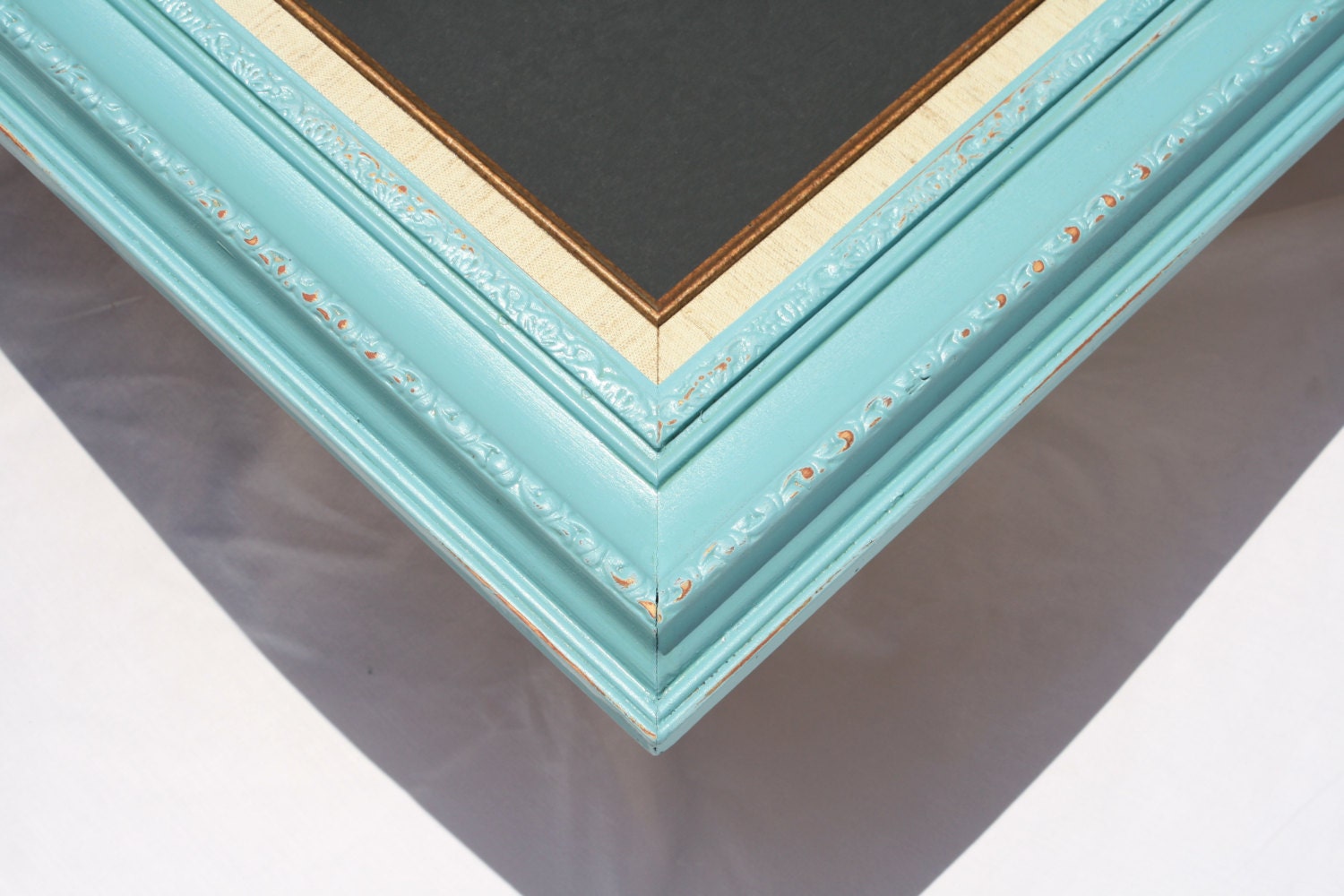 Aqua Blue CHALKBOARD Chalk Board Black by