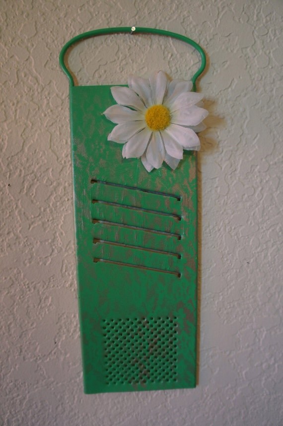 Items similar to Repurposed Cheese grater jewelry holder on Etsy