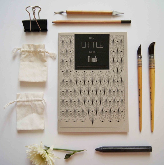 notebook art déco ink my little notebook