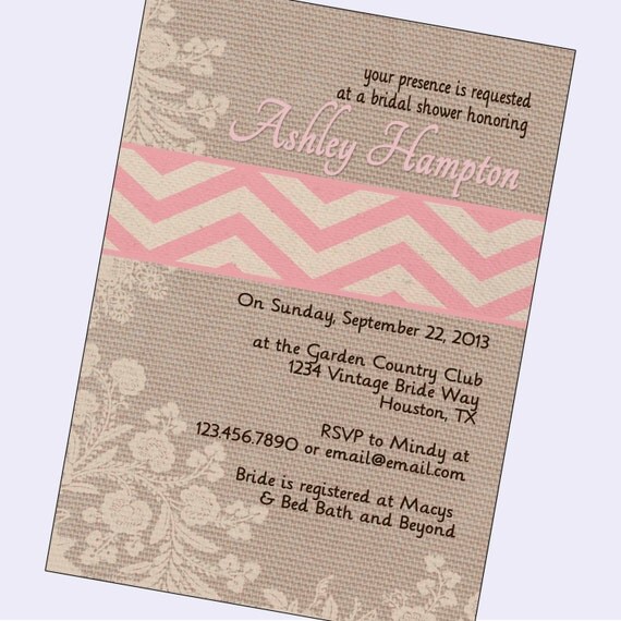 Vintage Farm Wedding Invitations 9