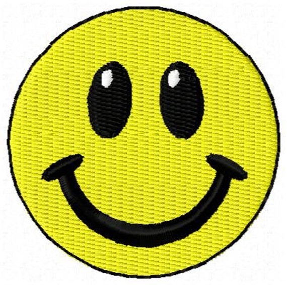 Smiley Face Mini Embroidery Design