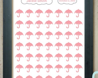 Bridal/Baby Shower Guest Book Alternative - Showers of Love