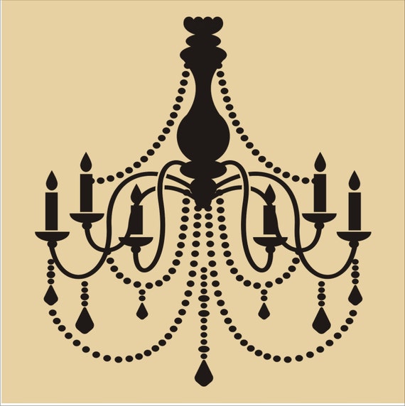 Chandelier Stencils chandelier reusable stencil 6 sizes available wall Chandelier Stencils chandelier reusable stencil 6 sizes available wall