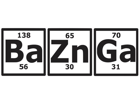 list periodic does how elements the the table Bang  Big Table    Periodic Bazinga   Vinyl Elements Theory Decal