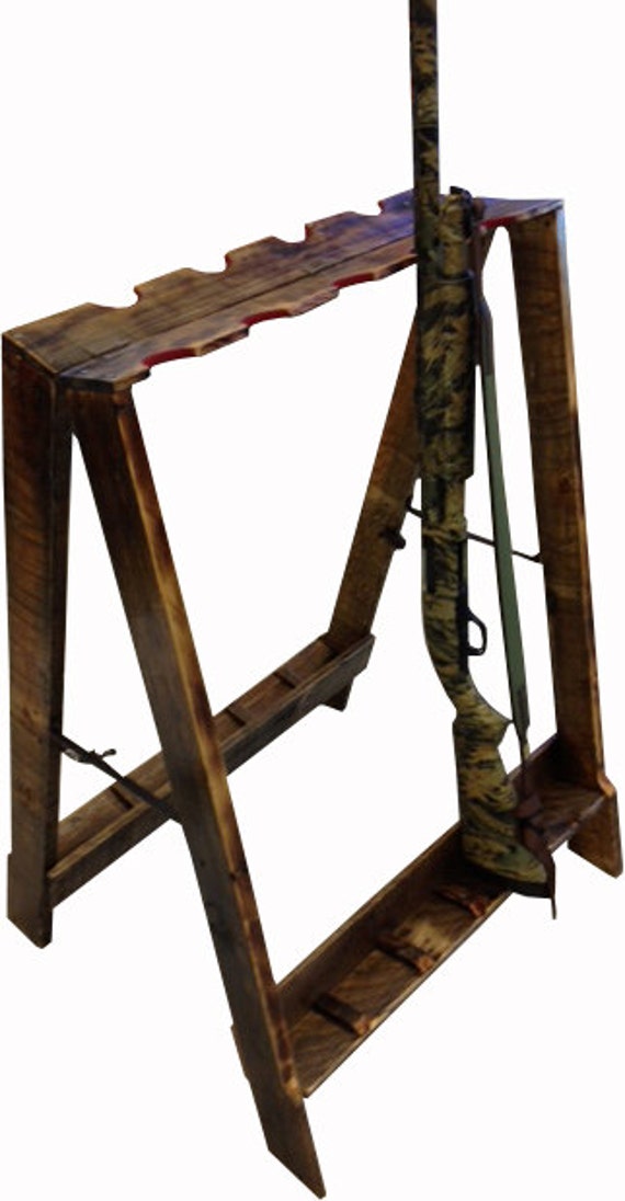 items similar to handmade portable gun rack on etsy