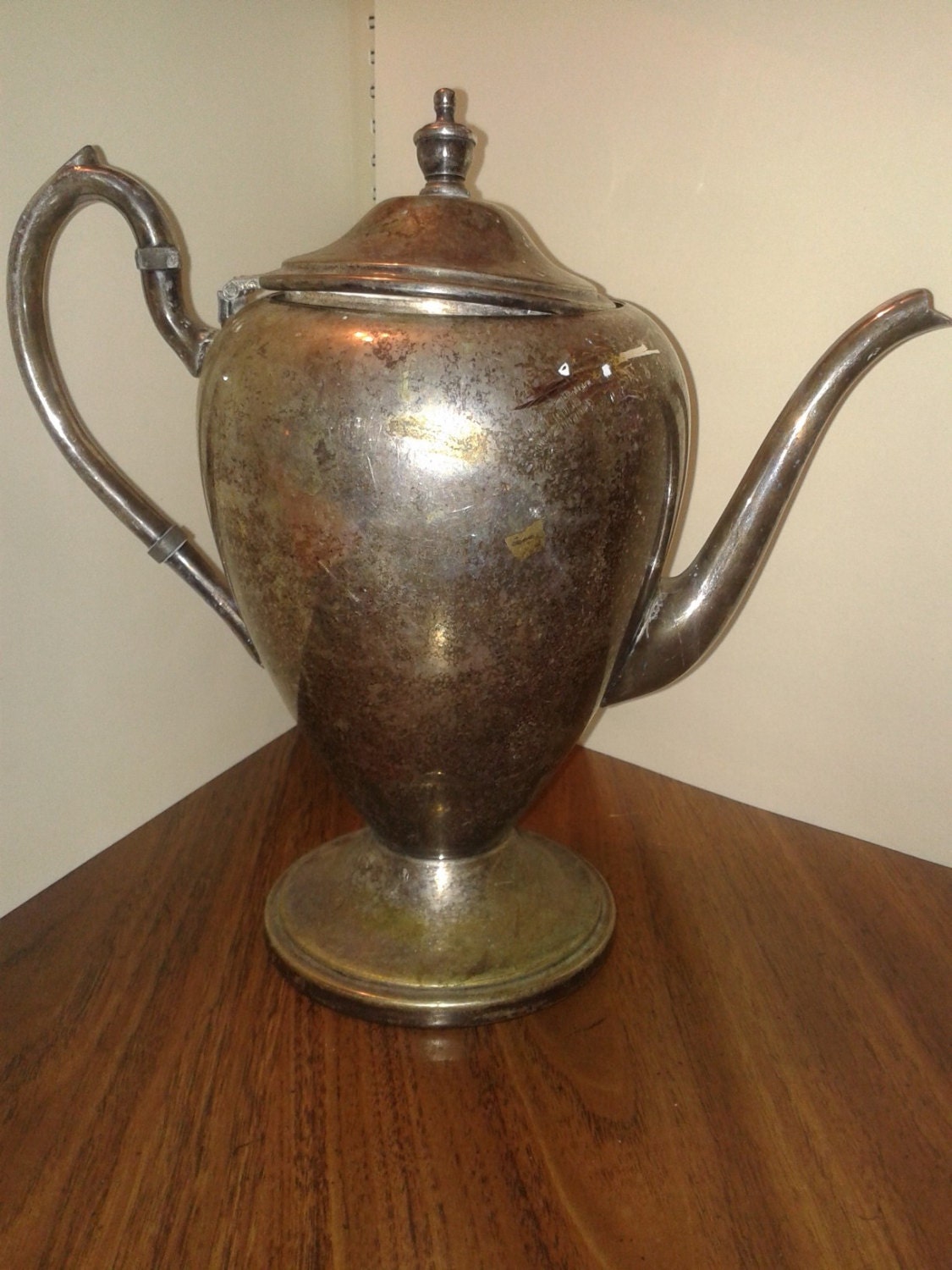 Academy Silver on Copper Teapot