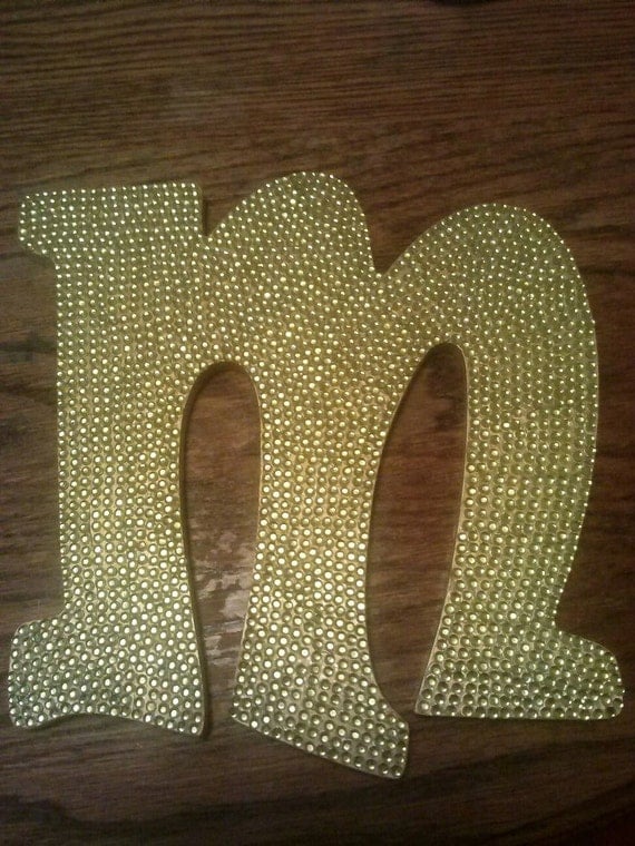 Items similar to Rhinestone Wall Letters on Etsy