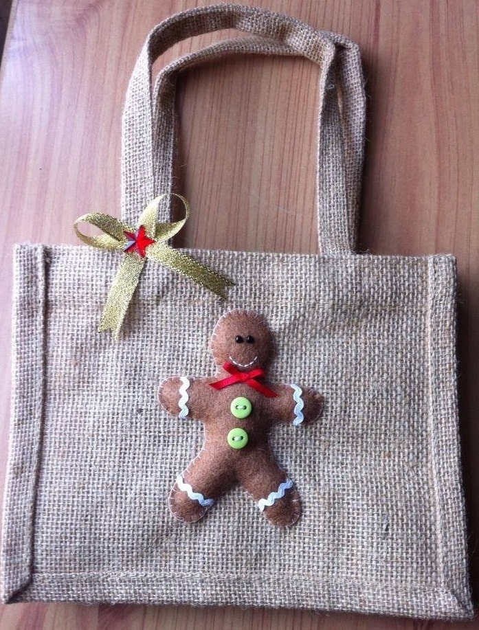 Christmas Jute Bag