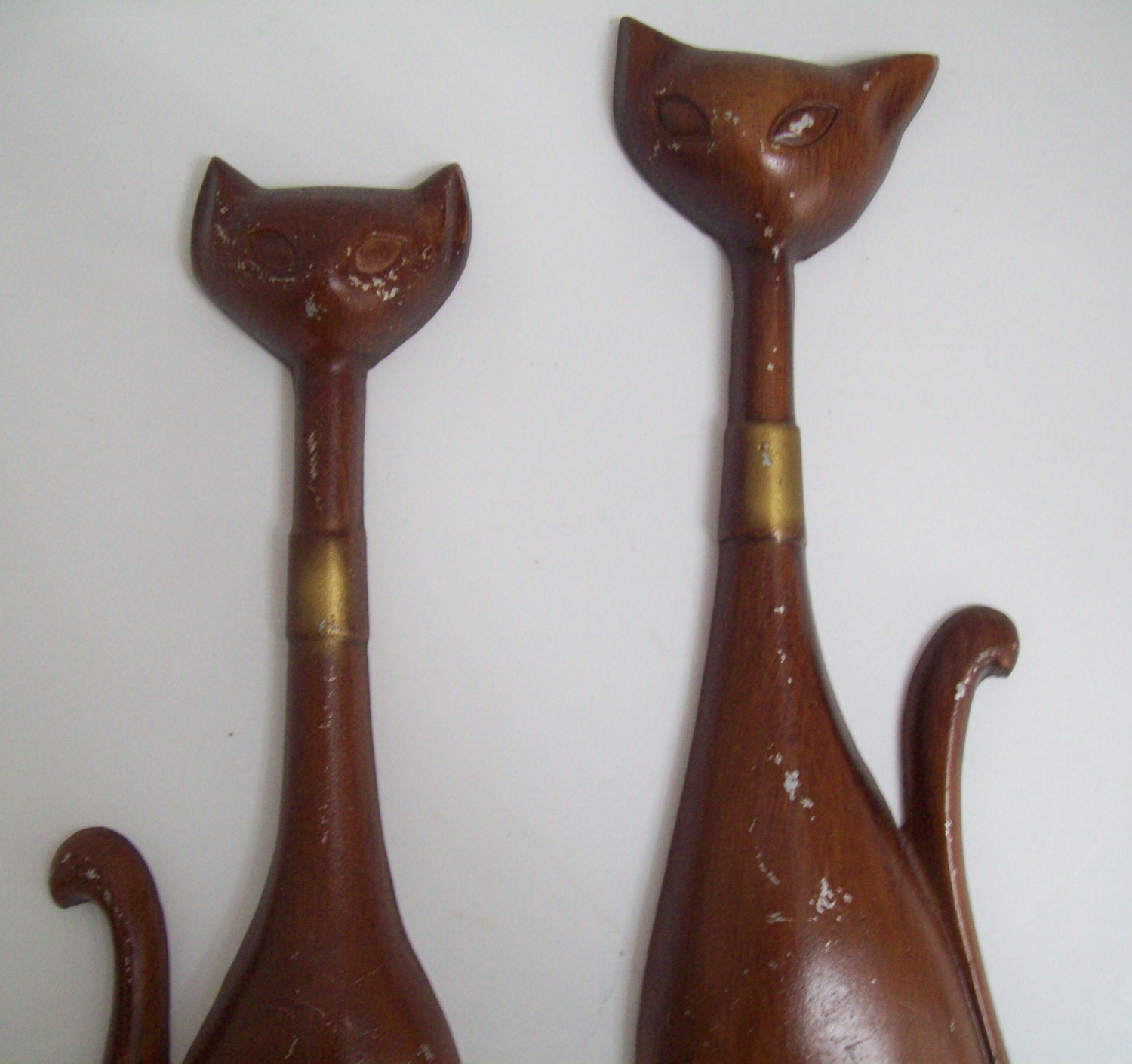 Vintage Sexton Cats Trio Mid Century Modern Wall Hangings