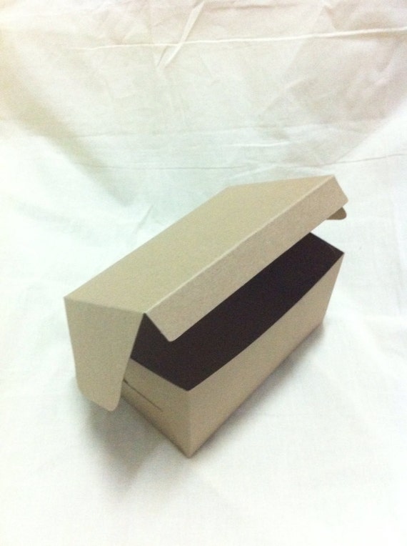 Items similar to Kraft Boxes 10 Rectangle, Brown Kraft boxes