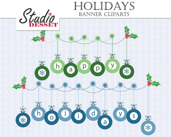 free happy holiday clip art banners - photo #16