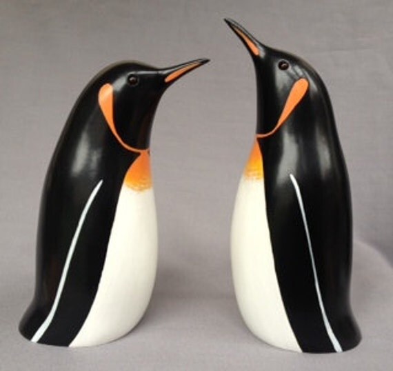 Items similar to Hand carved wood penguins Made in USA on Etsy