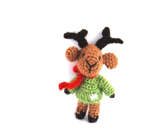 small stuffed reindeer