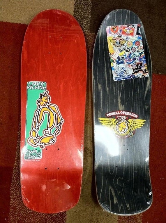 Items similar to Vintage NOS Skateboard, Powell Peralta, Lance Mountain