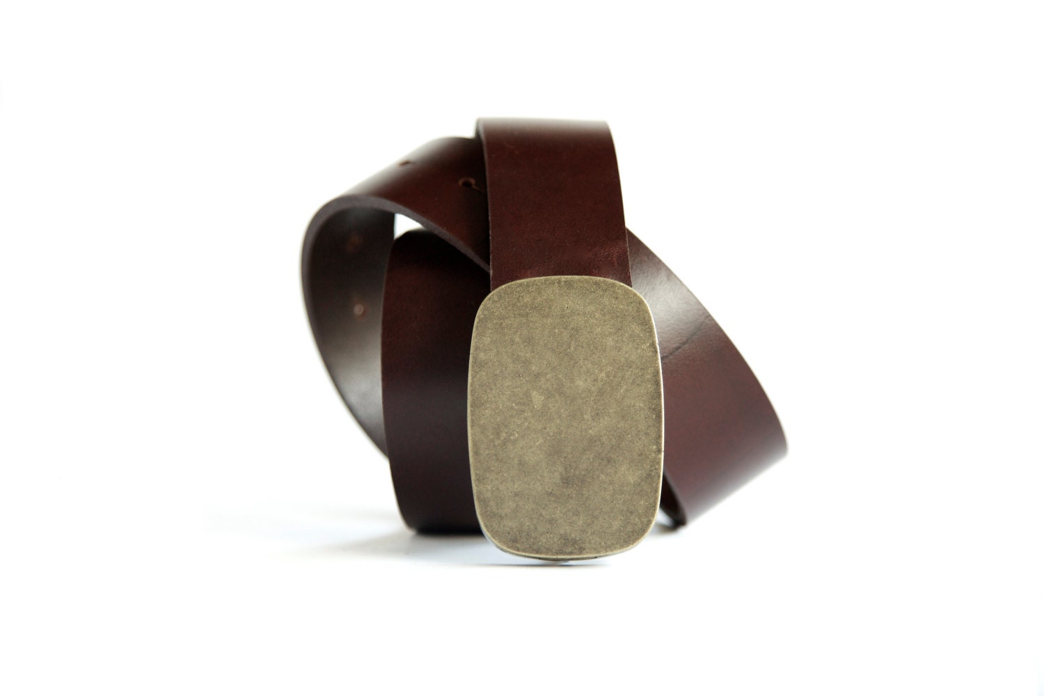 Secret Compartment Buckle Fine Leather Belt. In by trovebelts
