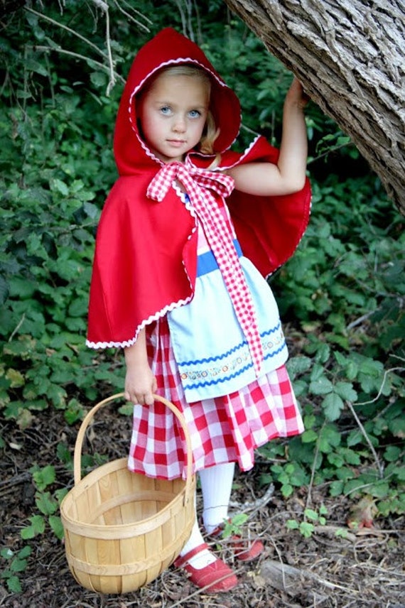 Red Riding hood costume red cape Little Red Riding hood