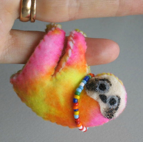 giant tie dye sloth
