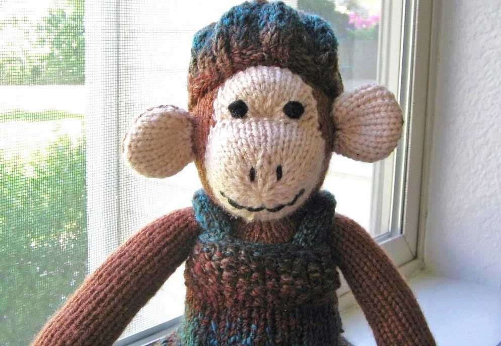 knit stuffed animals